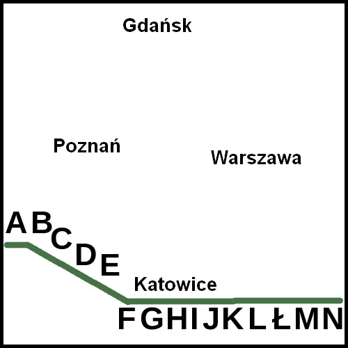 mapka DK94 z punktami kamerowymi